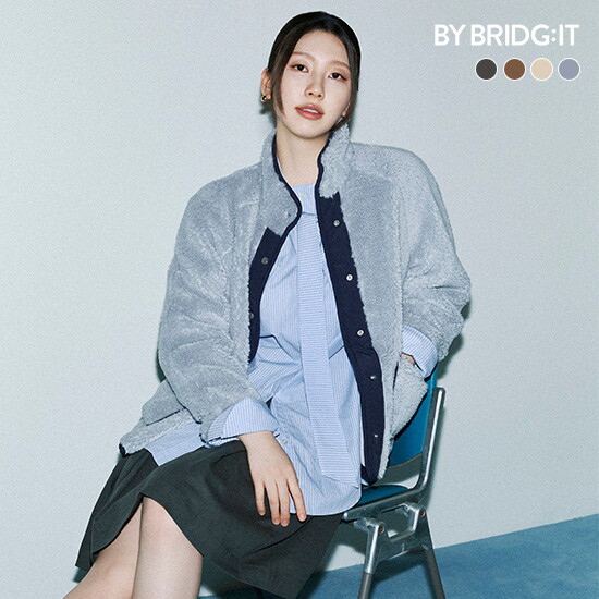 26FW 플러피 플리스 자켓 1+1(차콜+선택) 4