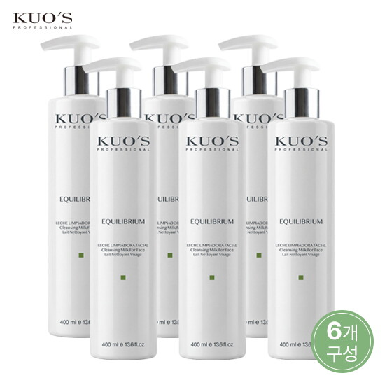 ★최초공개★ 쿠스 이퀼리브리엄 밀크 크리닝 매니아패키지 400ml * 6