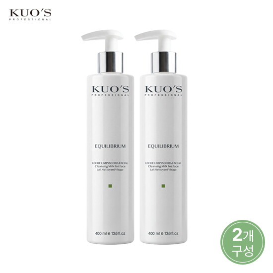 ★전체매진★ 쿠스 이퀼리브리엄 밀크 크리닝 스타터패키지 400ml * 2
