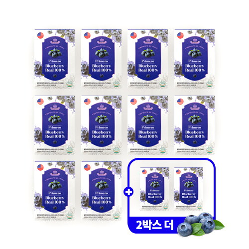 ♥방송에서만 10+2박스♥ 프리메로 블루베리 리얼 100 (30ml x 10포 x 12박스)