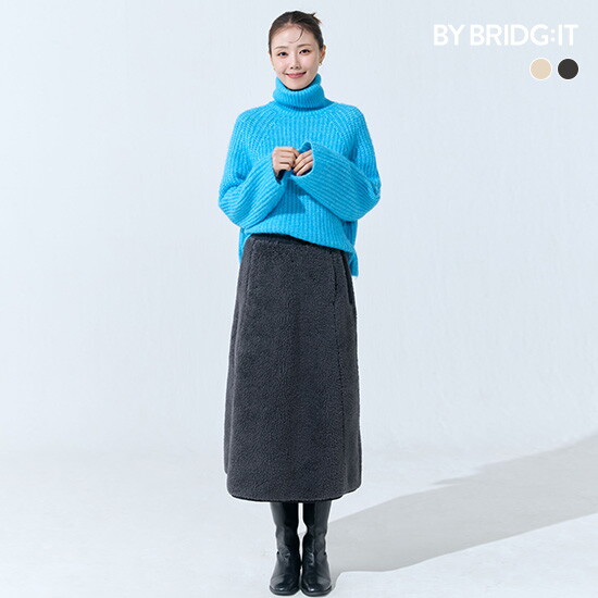 26FW 플리스 리버시블 스커트 1종 4