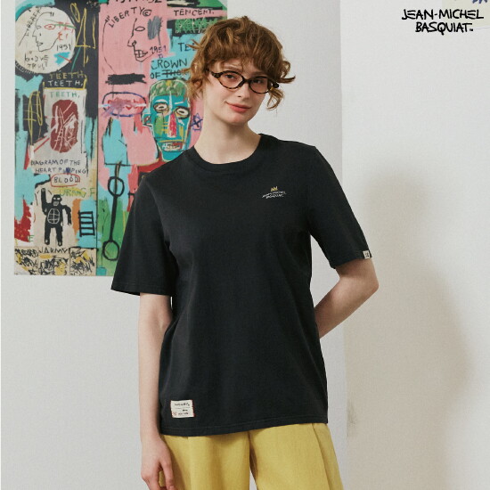 바스키아 26SS 여성 아트워크 라운드 반팔티 4종(B607W) 2