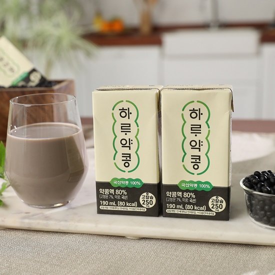 하루약콩 두유 190ml 총 72팩 (24팩 x 3박스) 3