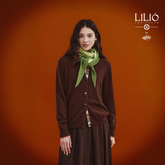 ○by 오일릴리 26FW 캐시미어100 컬러블록 머플러 4
