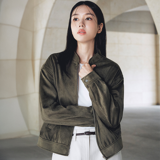 [최초가79,900] 멜로우 FAUX스웨이드 점퍼