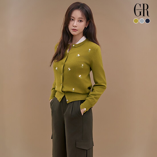 26FW 플라워 자수 가디건 3종