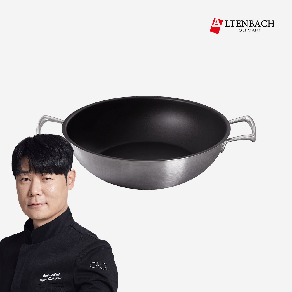 [특별가] 디펜더스S 후라이팬 서빙웍 28웍 스테인레스 프라이팬