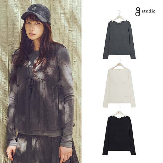 26FW 롱슬리브 골지 브라티 3종