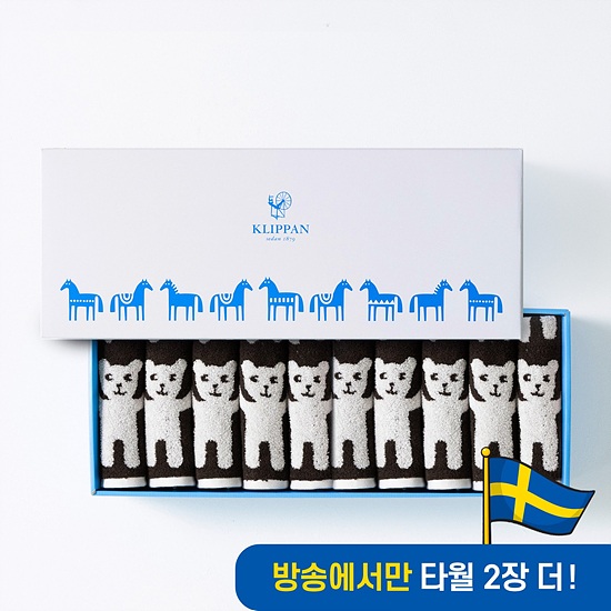 26SS 최신상 프리미엄 뱀부코튼 타올 스폐셜 12종세트 브루노 브라운