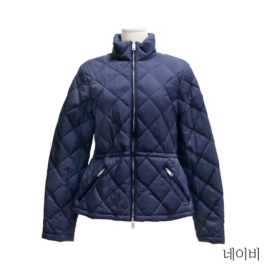 버버리 하이넥 퀼팅 재킷