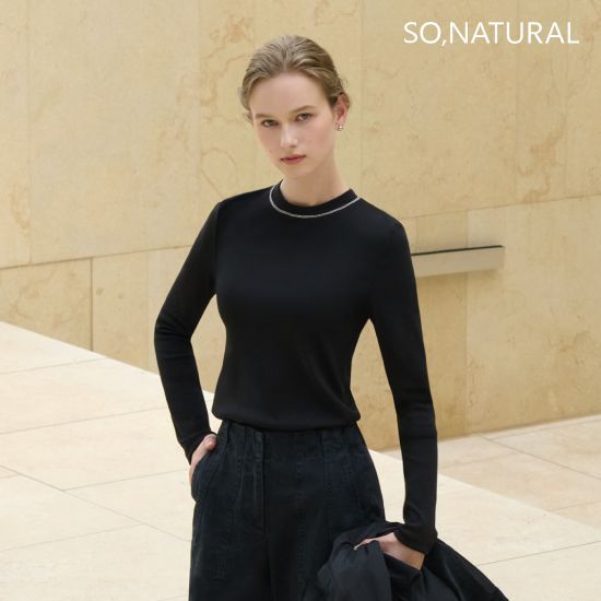 쏘내추럴 26FW 모닐리 소프트 티블라우스 3종