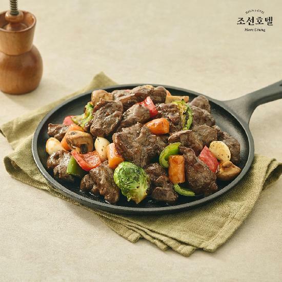 [카드 5%할인][조선호텔] 한입 안심 찹 스테이크 430g x 4팩 (약 8인분) 2