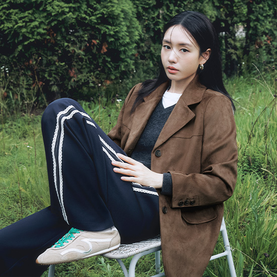 26FW FAUX스웨이드 테일러드자켓