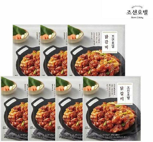 [카드 5%할인]조선호텔 닭갈비 300g X 7팩 (직) 2