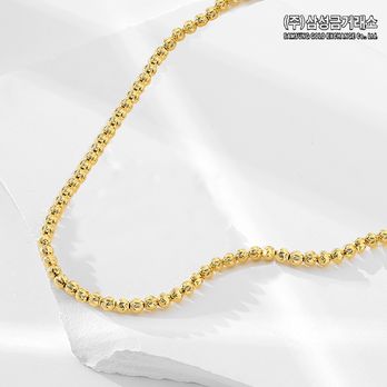 (주)삼성금거래소 24K 순금 컷팅볼 목걸이 17.5g