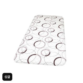 일월 카본매트 동그라미 싱글