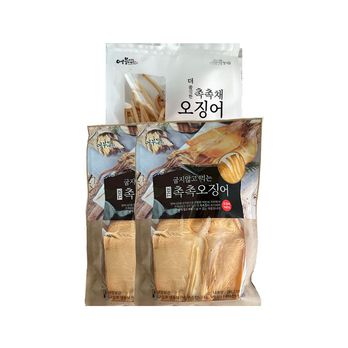 국내산 촉촉오징어 왕특대 4미+오징어채 1봉