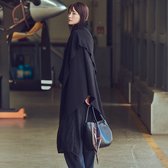 26FW 레이어드 모헤어 원피스