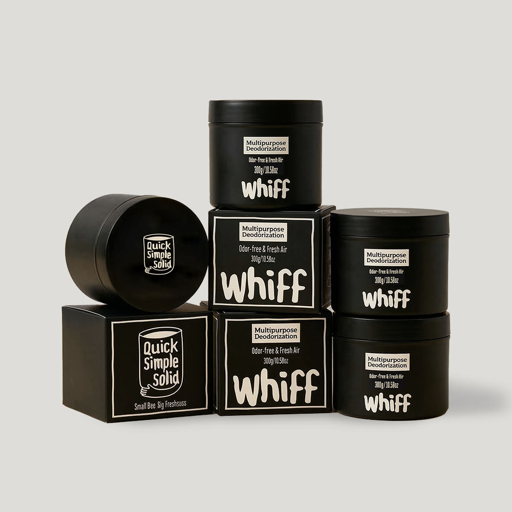 Whiff  악취제거 다용도 탈취제 300g 부아누아 블랙 4개