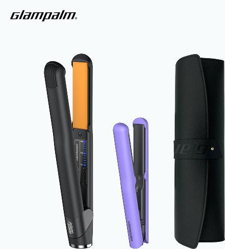 글램팜 더컬패키지 GP201미용실고데기+GP103CV퍼플미니고데기+블랙파우치 3종모두 파격가 2