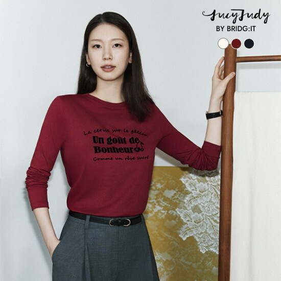 ○ [바이브리짓X쥬시쥬디] 26FW 아트웍 티블라우스 3종 4