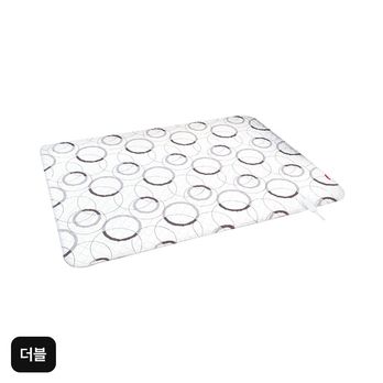 일월 카본매트 동그라미 더블