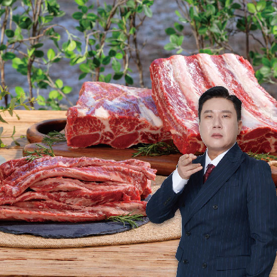 궁키친 이상민 시그니처 갈비살 16팩 + 마늘듬뿍 갈비소스 1병