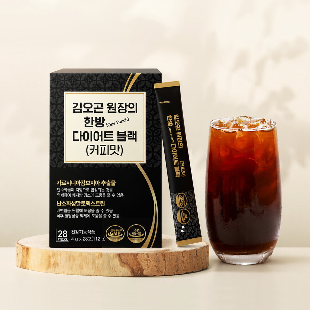 김오곤 원장의 한방 다이어트 블랙(커피맛)(4gx28포x6박스) 2