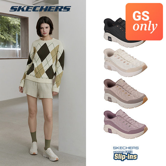 스케쳐스 26FW 최신상 여성용 릴랙스드 코지 슬립인스 워킹화