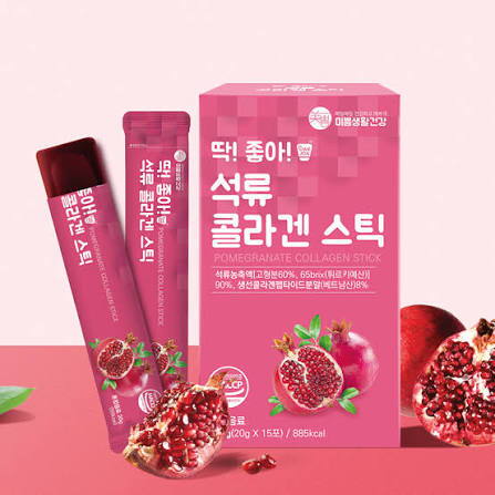 ●방송에서만 반값세일[10박스]딱좋아 석류 콜라겐 스틱(20g x 15포 x 10박스)