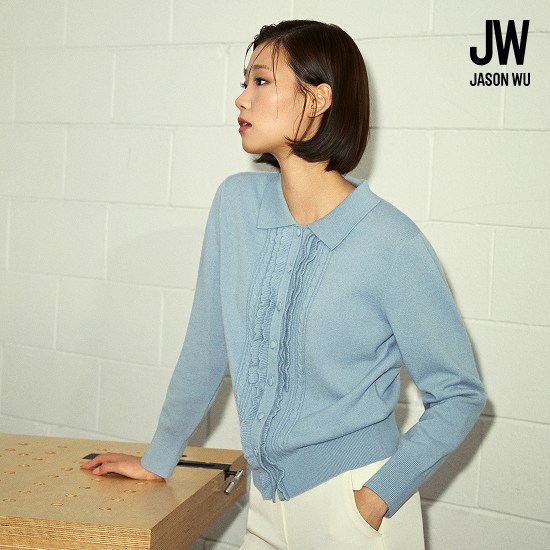 제이슨우 26FW Isabel 울 100% 프릴 가디건 (3 COLORS)