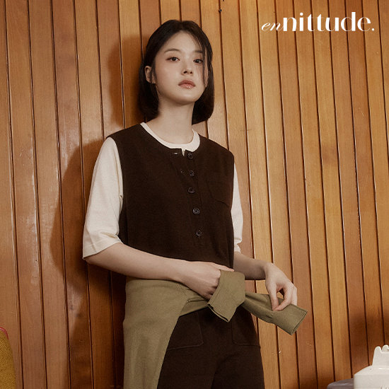 엔니튜드 26FW 하프 니트 4종 3