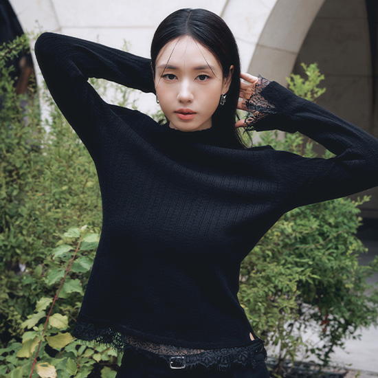 [미리주문10%] 26FW 울블렌드 레이스 풀오버 3종
