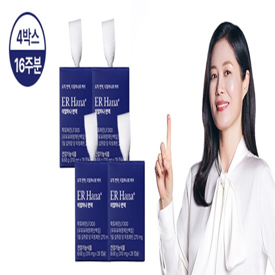 [이알하나] 이알하나 면역 LF300 4박스(16주분)