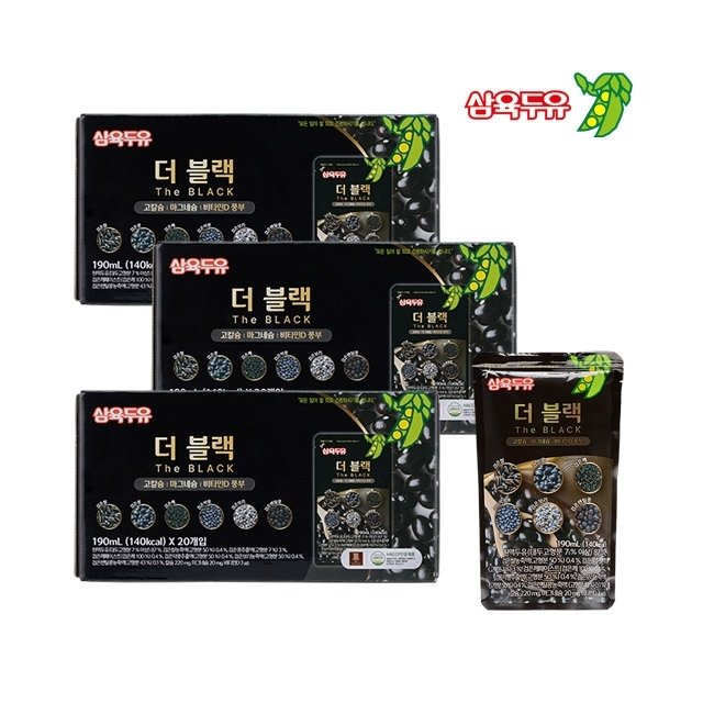 삼육두유 더블랙 60팩