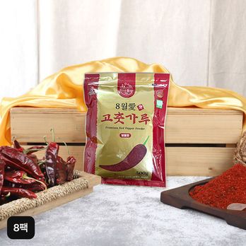 26년 팔월애 햇 고춧가루 500gX8팩(총 4kg)