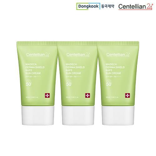 [카드 5%할인]동국제약 더마쉴드세이프선크림 50ml*3개
