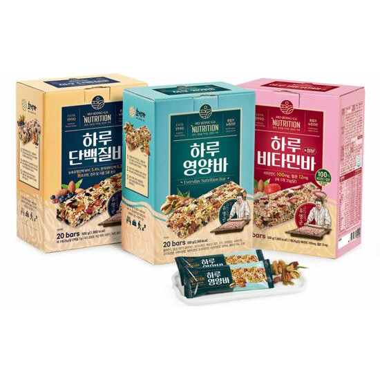 [방송에서만] 호정가 하루영양바(20개입)+호정가 하루단백질바(20개입)+호정가 하루비타민바(20개입)