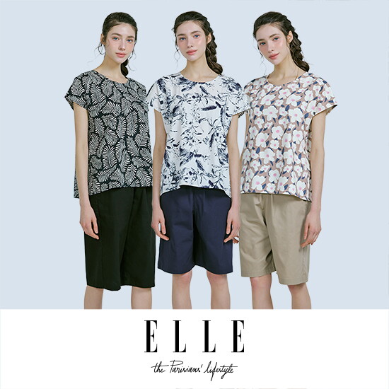 엘르 ELLE 냉감 라운지웨어 3세트 