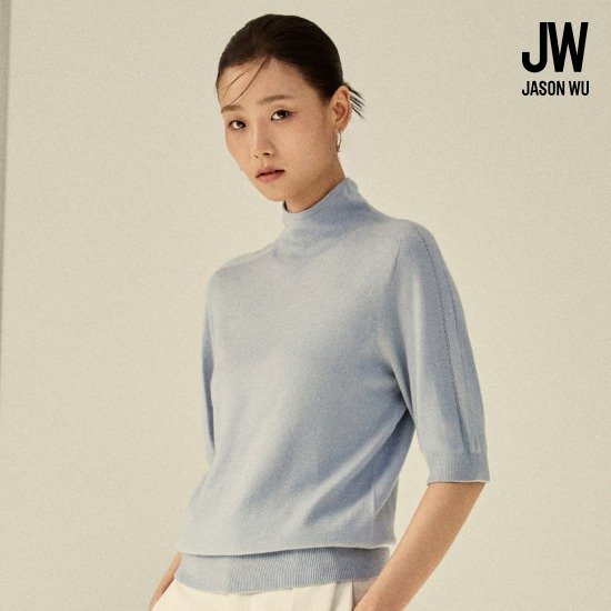 제이슨우 26FW NEW Angela 캐시미어 홀가먼트 하프슬리브 터틀넥 3종 3