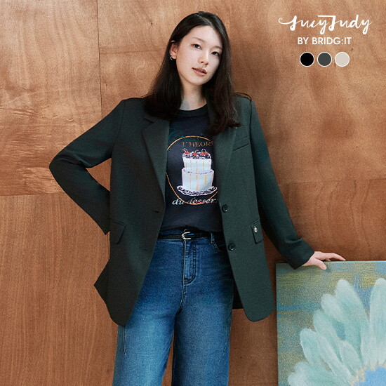 [바이브리짓X쥬시쥬디] 26FW 테일러드 자켓 2