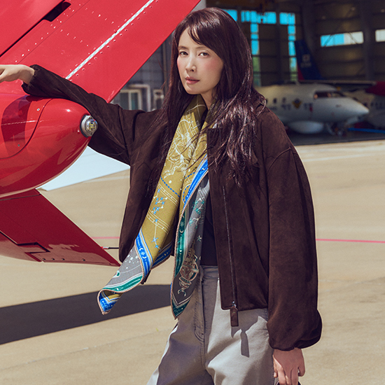 26FW 고트스웨이드 투웨이 셔링 블루종