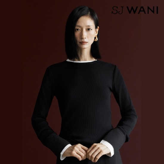 SJ와니 26FW 커프 디테일 리브드 티셔츠 3종
