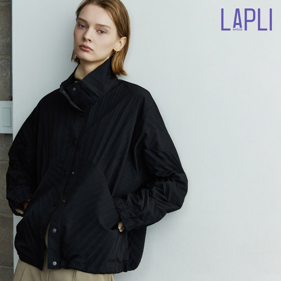라플리 26FW 핸드플리츠 블루종 재킷 2