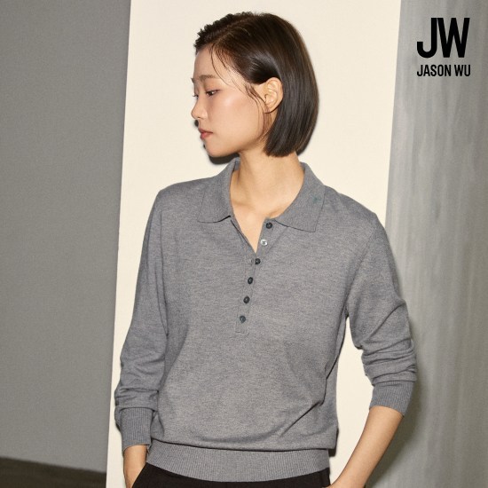 제이슨우 26FW Brooklyn 캐시미어 딥 V넥 폴로 니트 3종