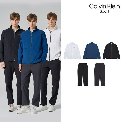 [Calvin Klein] 26SS 남성 우븐 자켓+팬츠 2종 2
