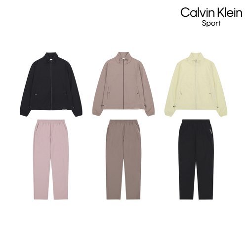 [Calvin Klein] 26SS 여성 우븐 자켓+팬츠 2종 2