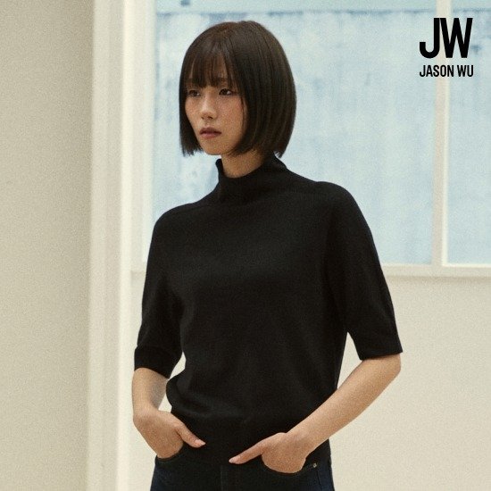 제이슨우 26FW NEW Angela 캐시미어 홀가먼트 하프슬리브 터틀넥 3종 2