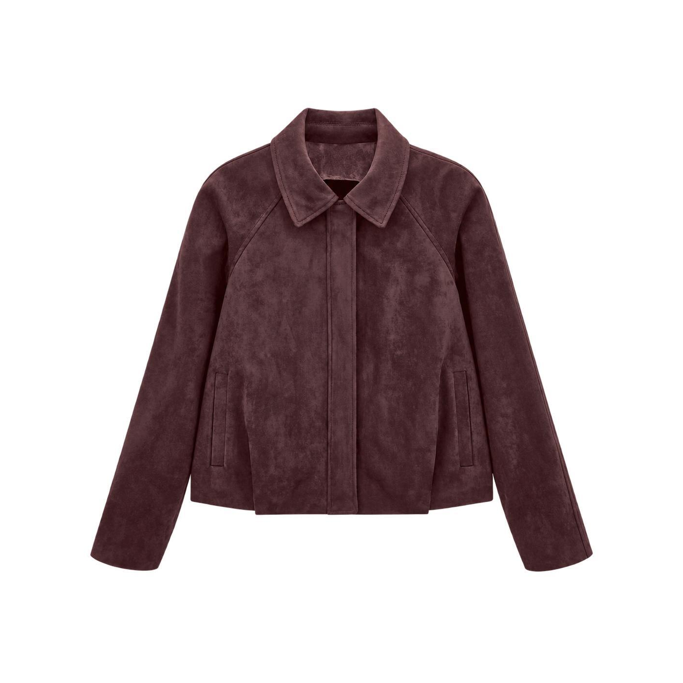○26FW Faux 스웨이드 보머 자켓 4