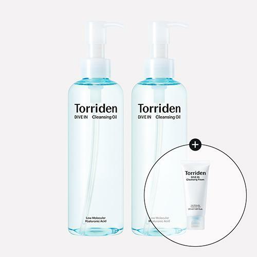 [카드 5%할인]정상가44,000원] 토리든 다이브인 저분자 히알루론산 클렌징오일 200ml 2통 [GIFT]  클렌징폼 30ml